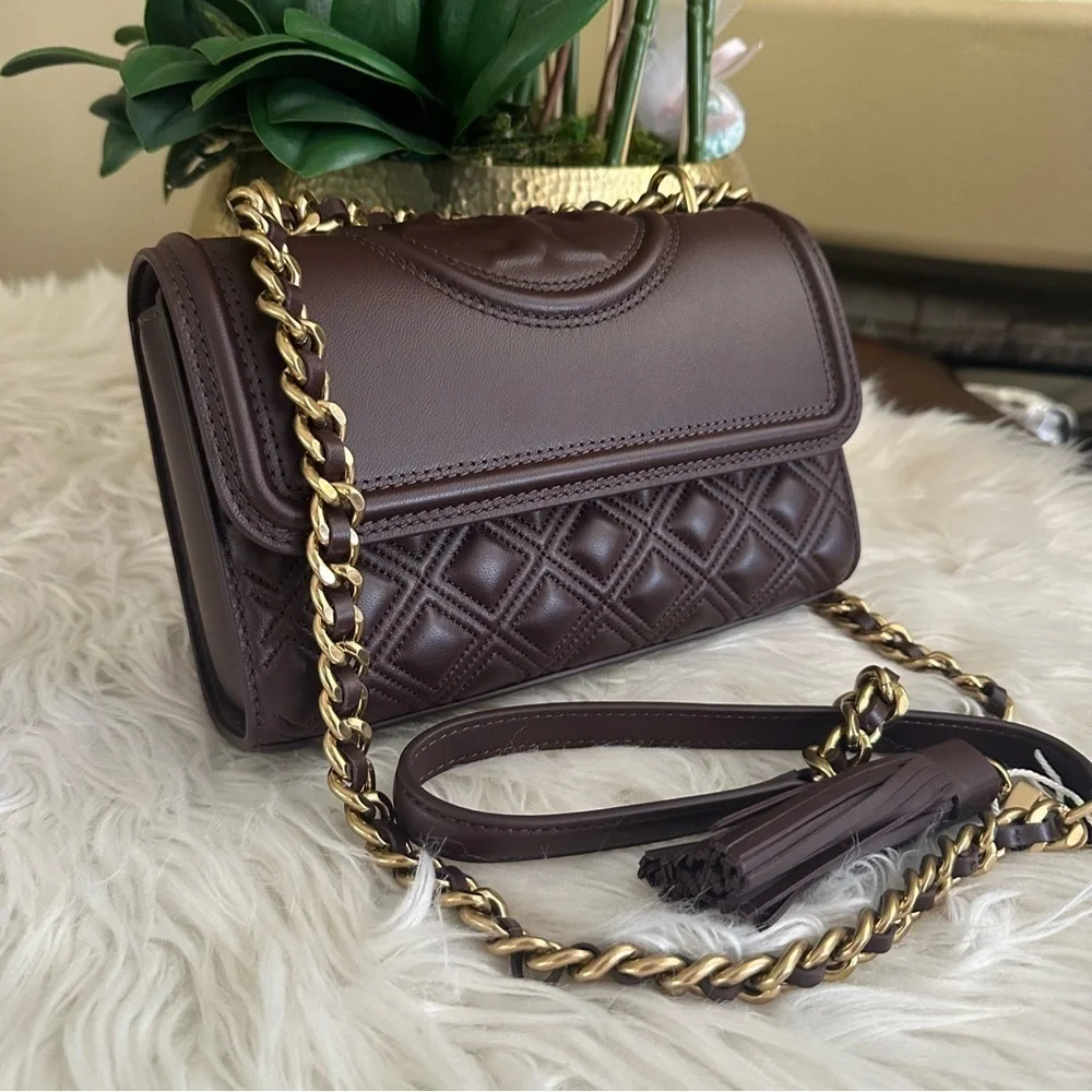 NEW TORY BURCH SMALL FLEMING CONVERTIBLE SHOULDER BAG